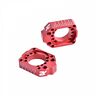 Yz-rab10-ra Ride Engineering Reversable Billet Axle Blocks Red