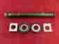 5sl-25381-10-00 Yzf-r6 Oem Yamaha Complete Rear Axle W Spacer Nut Nice 03-05 06-09 R6s Back Spindle