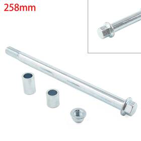 Zdl-kabusikikaisya1989us 770000887641 M15x 258mm Wheel Axle 2 Spacers Front Rear Back Fit 125cc 140cc Dirt Bike