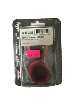 Ze93-3511 Zeta Wheel Spacers Rear Part Number Ze 93 3511 In Red