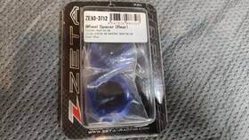 Ze93-3712 Zeta - R. Wheel Spacers Blue Yamaha Yz/yzf/wrf
