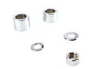 Front Axle Spacer Kit Smooth Style Chrome For Harley-davidson. Fixed Price $58.99.