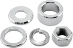 Colony Axle Spacer/nut Kit Front Chrome #2028-5 Harley Davidson Sportster/dyna. Fixed Price $40.61.