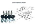 6X Honda CBR600RR 2007-2020 Front Mudguard Bolts Rubber Grommets, Spacer Collar. Fixed Price $17.45.