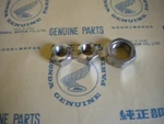Honda CB92, CA95, CA160 Nos Front & Rear Axle Chrome Nuts 90305-200-000, 90307-2. Fixed Price $29.50.