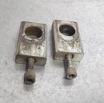 09 Harley Dyna Fat Bob Fxdf Rear Axle Belt Adjusters 41571-08. Fixed Price $18.20.