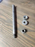 2006 Kawasaki Ninja 250R Rear Axle Assembly 41068-0025. Fixed Price $10.00.