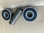 Front Wheel Hub Bearing Kit For 2000-2007 Harley Davidson Sportsters And Dyna's. Fixed Price $44.00.