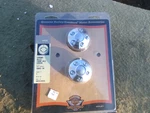 N.o.s. Harley Davidson V-rod Billet Chrome Front Axle Covers 43643-04 2002 & Up. Fixed Price $69.00.