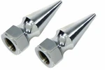 Chrome Axle Nut Kit Pike Style For Harley Davidson By V-twin. Fixed Price $31.94.