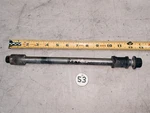 Honda 1984-85 VT700, 1983 VT750 Shadow Rear Axle #42301-ME9-000. Fixed Price $17.50.