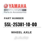 Yamaha Genuine Oem Parts Wheel Axle 5SL-25381-10-00 For YZF-R1. Fixed Price $142.93.