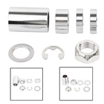 Chrome Rear Axle Nut Spacer Washer Kit For Harley Softail Flstn Fxstc. Fixed Price $54.26.