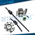 4PC 4WD Front U-joint Axles Wheel Bearing Hubs Ford Excursion F-250 F-350 Sd. Fixed Price $605.33.