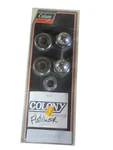Colony #8606-6 Acorn Rear Axle Nut And Lock Kit For Harley Chrome Plated Nos. Fixed Price $19.95.