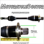 Axle,rear Right,ut 400,CV AXLE,HISUN,UT400,UT 400,COLEMAN,2019ISH-2025,70MM Seal. Fixed Price $218.00.