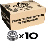 Factory Links Wheel Bearings - Double Seal 6004 2RS 20X42X12 10 Pack For. Fixed Price $70.39.