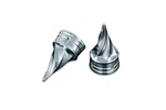 Kuryakyn 1217 Chrome Twisted Axle Caps Hd Models. Fixed Price $80.99.