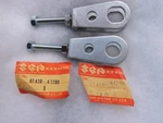 Nos Suzuki RM125 77-78 Genuine Rear Chain Adjuster Set 61410-41700 61420-41700. Fixed Price $69.99.