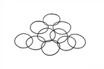 V-twin Hubcap O-ring For Harley Davidson. Fixed Price $8.82.