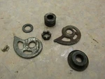 1990 Suzuki Dr 650 Oem Rear Axel Hardware /#64711-14A21. Fixed Price $19.48.