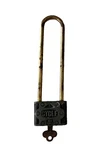 Vintage Steel Metal Padlock No 5 With Flat Key Bicycle Made Usa. Fixed Price $14.37.