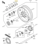 Kawasaki Ring-snap,rr Axle 92033-1156. Fixed Price $19.99.
