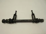 1979 Suzuki Ec Rear Wheel Axle Bolt With Tensioners. Fixed Price $10.36.