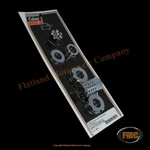 Colony 2025-5, "grooved" Rear Axle Spacer Kit, 2000-2007 Softail, Chrome. Fixed Price $60.83.