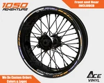 Ktm 1050 Adventure Wheel Decals Rim Stickers Tape Stripes Graphics Super. Fixed Price $40.15.