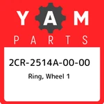 2CR-2514A-00-00 Yamaha Ring, Wheel 2CR2514A0000, New Genuine Oem Part. Fixed Price $54.52.
