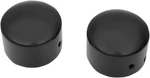 Drag Specialties W16-0331GB Axle Caps Black Front. Fixed Price $50.85.