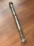 1985 Kawasaki KX125 41068-1180 Rear Axle Shaft And Nut. Oem Used. Fixed Price $29.00.