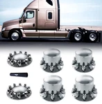Torque Chrome Wheel Cover Set 33MM TR082 Semi Truck Lug Nut Caps. Fixed Price $209.99.