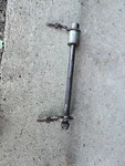 1975 Yamaha RD60 Rear Axle Spacer Nut And Adjusters. Fixed Price $15.00.
