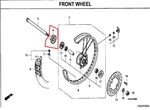 Genuine Honda Oem Front Wheel Side Spacer Axle Collar CRF150R 2007-2022. Fixed Price $21.57.