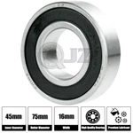 1X S6009-2RS Ball Bearing 45MM 75MM 16MM Rubber Sealed Stainless Steel. Fixed Price $23.00.