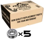 Factory-links Workshop Series 60/22 2RS Wheel Bearings 5-PACK. Fixed Price $49.58.