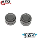 Drag Specialties 0214-0831 Black Billet Front Axle Caps For 08-22 Sportster. Fixed Price $62.39.