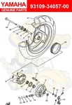 Yamaha Oil SEAL(2JA) 93109-34057-00. Fixed Price $19.00.