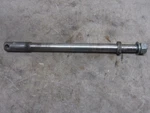Harley '81 Flt Front Axle With Spacer, Nut, Washer, 43937-79, Good Shape, #4975. Fixed Price $30.00.