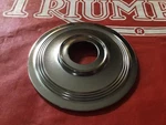 Triumph Nos 37-3460 T100 Chrome Wheel Cover 1969-73. Fixed Price $30.00.