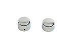 V-twin Chrome Front Axle Cap Cover Set Style For Harley 72-1984 Fl. Fixed Price $24.34.