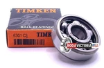 Timken 6301 C3 Deep Groove Ball Bearing, Open, No Seals 12X37X12 Mm. Fixed Price $12.83.