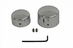 Chrome Rear Axle Nut Cover Set For Harley Davidson By V-twin. Fixed Price $35.81.
