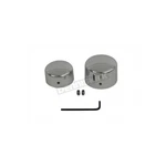 V-twin Manufacturing Chrome Rear Axle Nut Cover Set 44-0742. Fixed Price $34.07.