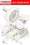 Yamaha Puller, Chain 1 5S7-25388-00-00 Oem New. Fixed Price $33.80.