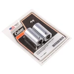 #2446-2 Axle Adjuster Smooth Covers 1993-2004 Harley Sportster Chrome Colony Mac. Fixed Price $37.95.