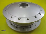 Honda C100 C102 C105 CA100 CA102 Front Silver Wheel Hub **MI875**. Fixed Price $49.30.