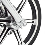 44148-07A Harley-davidson "h-d Motor Co." Logo Front Axle Nut Cover Kit Chrome. Fixed Price $58.76.